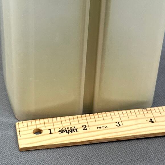 VTG Tupperware Pickle Keeper Container Avocado Green Lid Strainer Insert 7” Tall - Picture 15 of 15